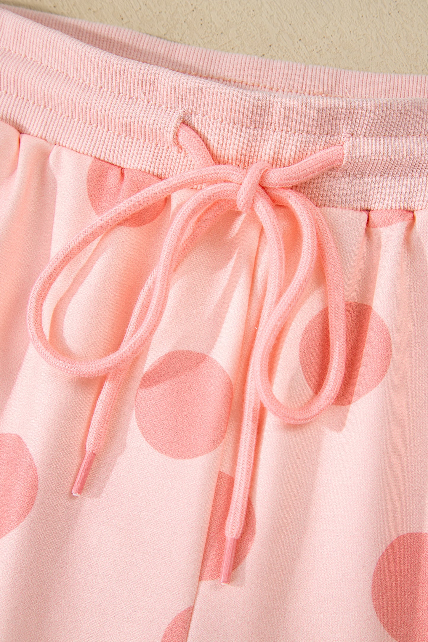 Sky Blue Polka Shorts Set