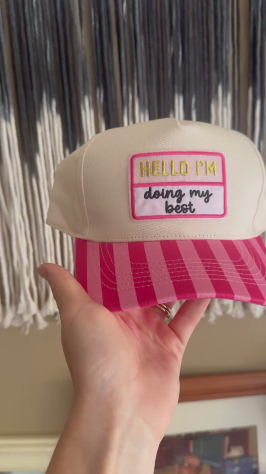 Hello I’m doing my best trucker