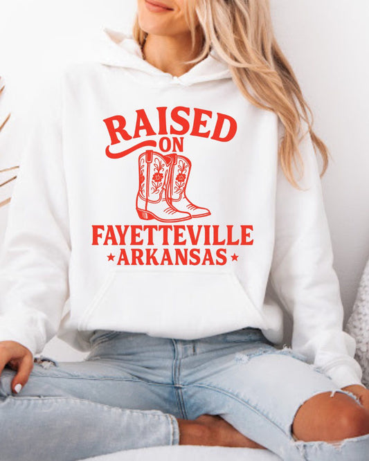 Raised on Fayetteville Arkansas